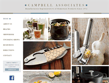 Tablet Screenshot of campbellassociates.com